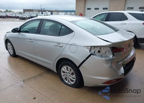 2019 Hyundai Elantra Se from USA, damaged, VIN 5NPD74LF3KH495935